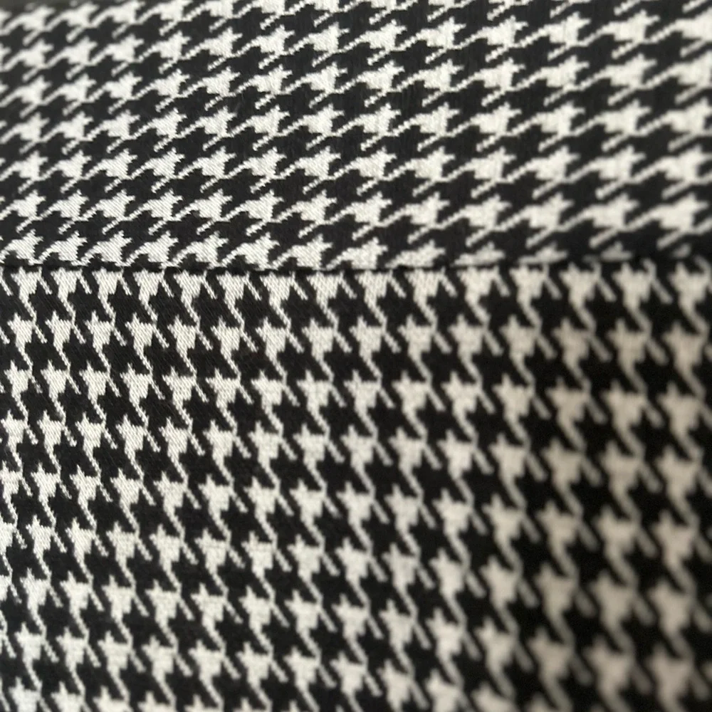 Lane Bryant Size 24 Black and White Houndstooth Skirt